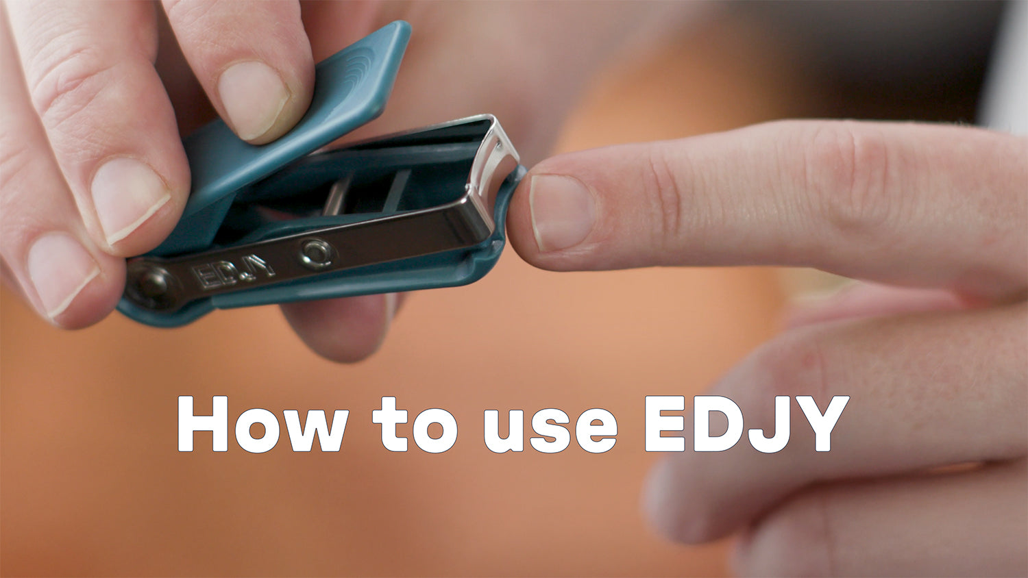 How to use the EDJY nail cutter
